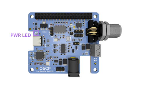 PWR LED location on InertialGate