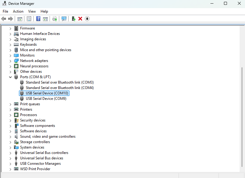 Device Manager COMX
